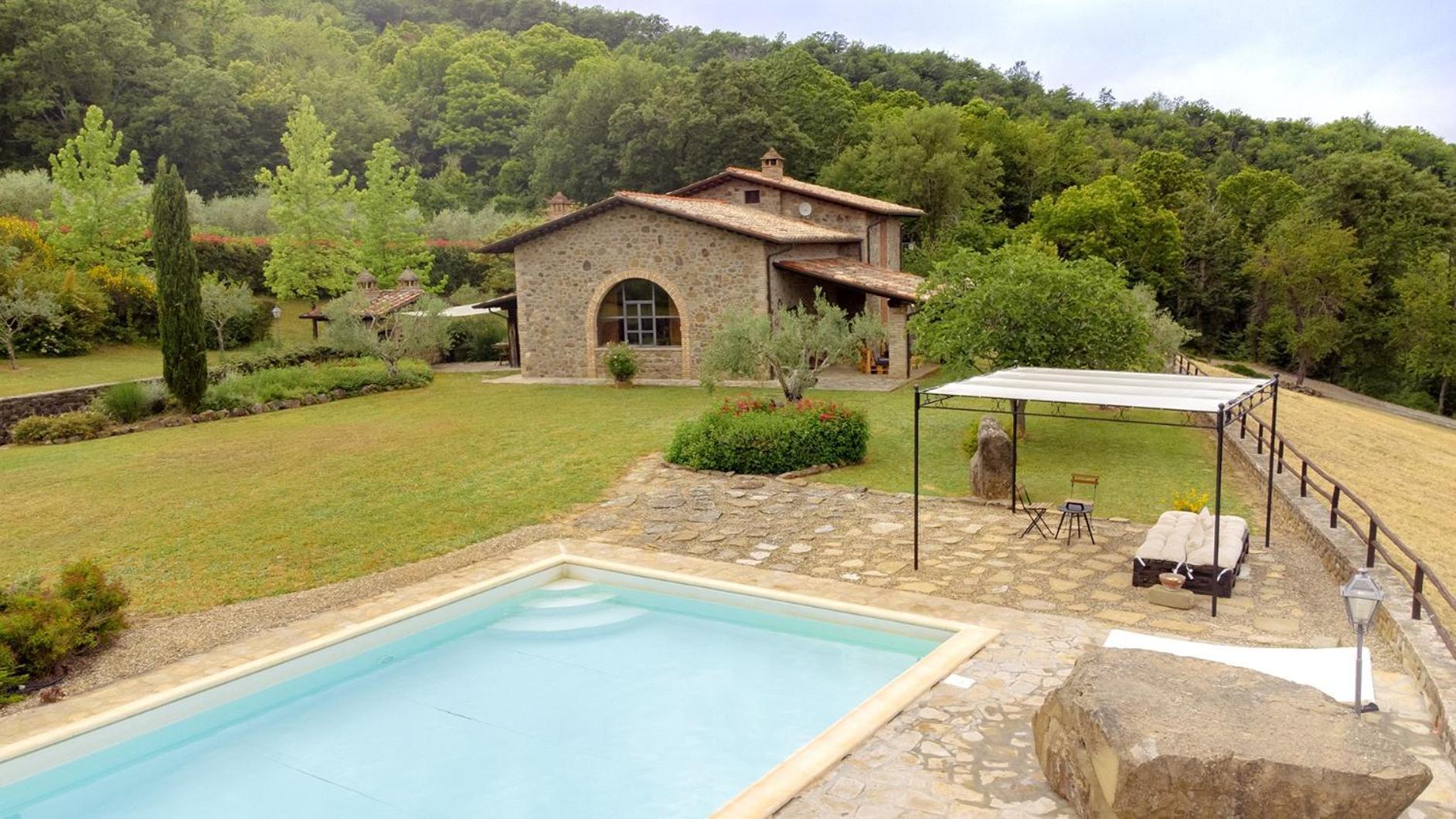 Villa Elisa - Private Pool & Airco Near Reschio Castle Lugnano 외부 사진